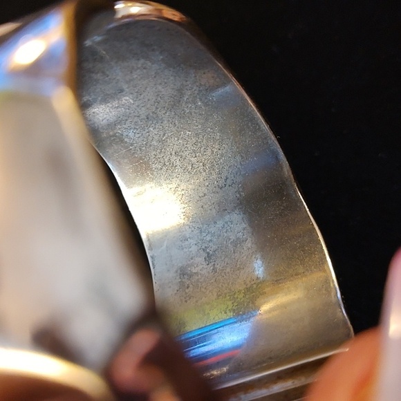 Geneva Two-Tone Cuff Watch - Picture 7 of 8